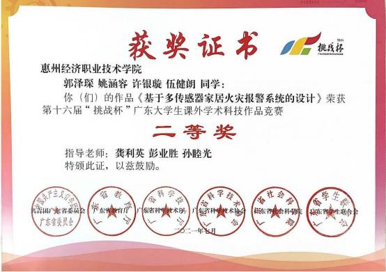 2021挑战杯二等奖