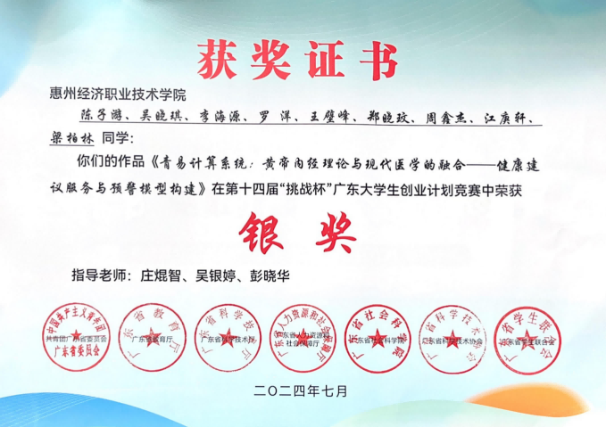 2024挑战杯银奖
