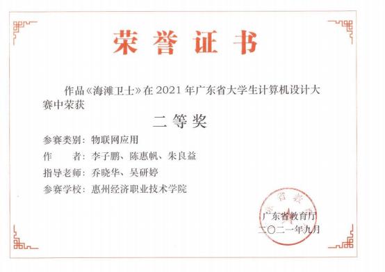 2021物联网二等奖
